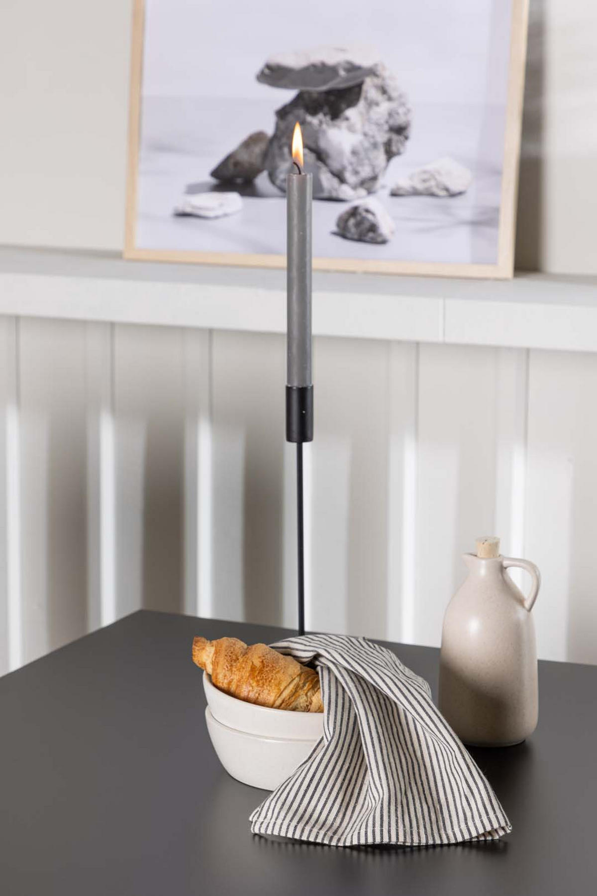 TISCHGRUPPE Schwarz - Schwarz, Holzwerkstoff (80/75/80cm) - ebuy24