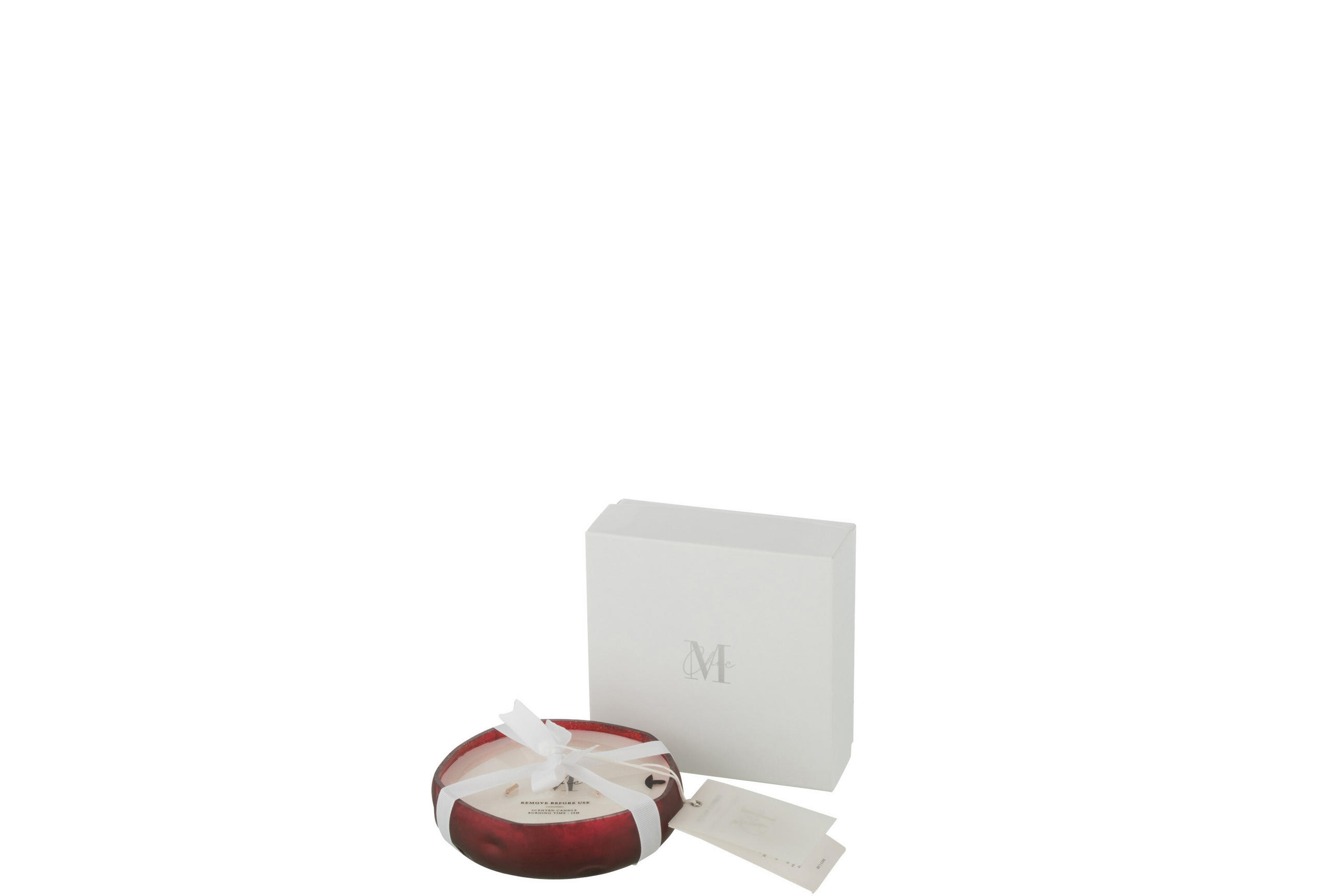 DUFTKERZE M-CHIC - Glas - Rot - S - 15 Std. - Rot, Glas (13/4cm) - J-Line