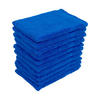 WASCHLAPPEN 16x21 cm aus 100% Baumwolle 500g/m2, 10er Set Waschhandschuhe Royal Blau - Blau, Textil (16/21cm) - Carpe Sonno