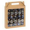 WEIHNACHTSKUGELN Glitzer-Muster Ø 6 cm - Blau, Kunststoff (6/7.2/6cm) - Atmosphera Createur d´interieur