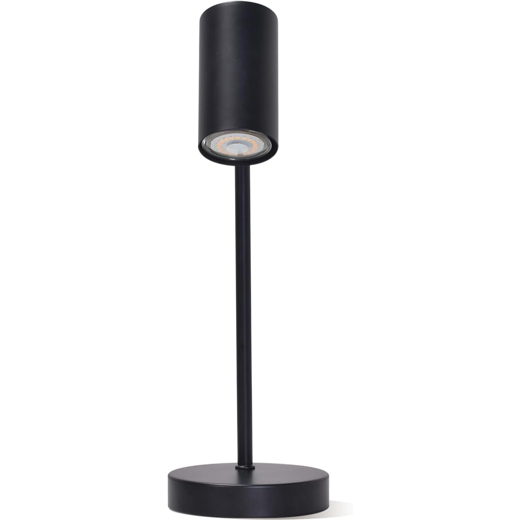 ZMH Tischlampe Schwarz 12x35x13 cm