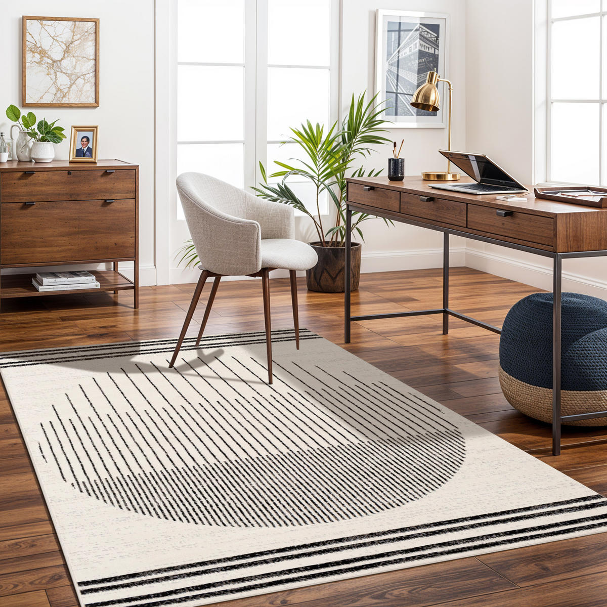 KURZFLORTEPPICH 200/275 cm Grau - Weiß, Naturmaterialien/Textil (200/275cm) - LIVABLISS