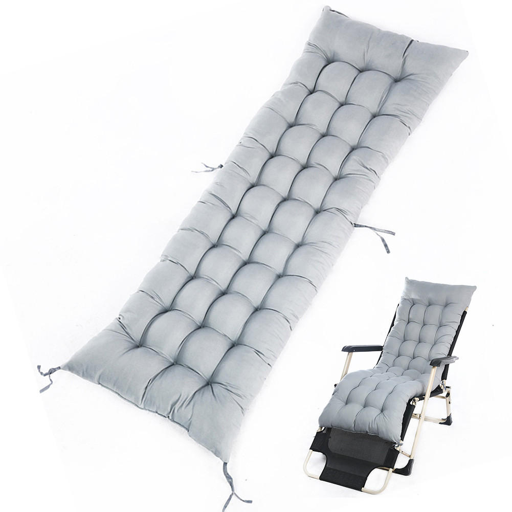 SONNENLIEGENAUFLAGE für Garten- und Terrassenstühle aus Polyester Schaumstoff in Grau 160 cm B x 50 cm - Grau, Textil (50/160cm) - Livingandhome