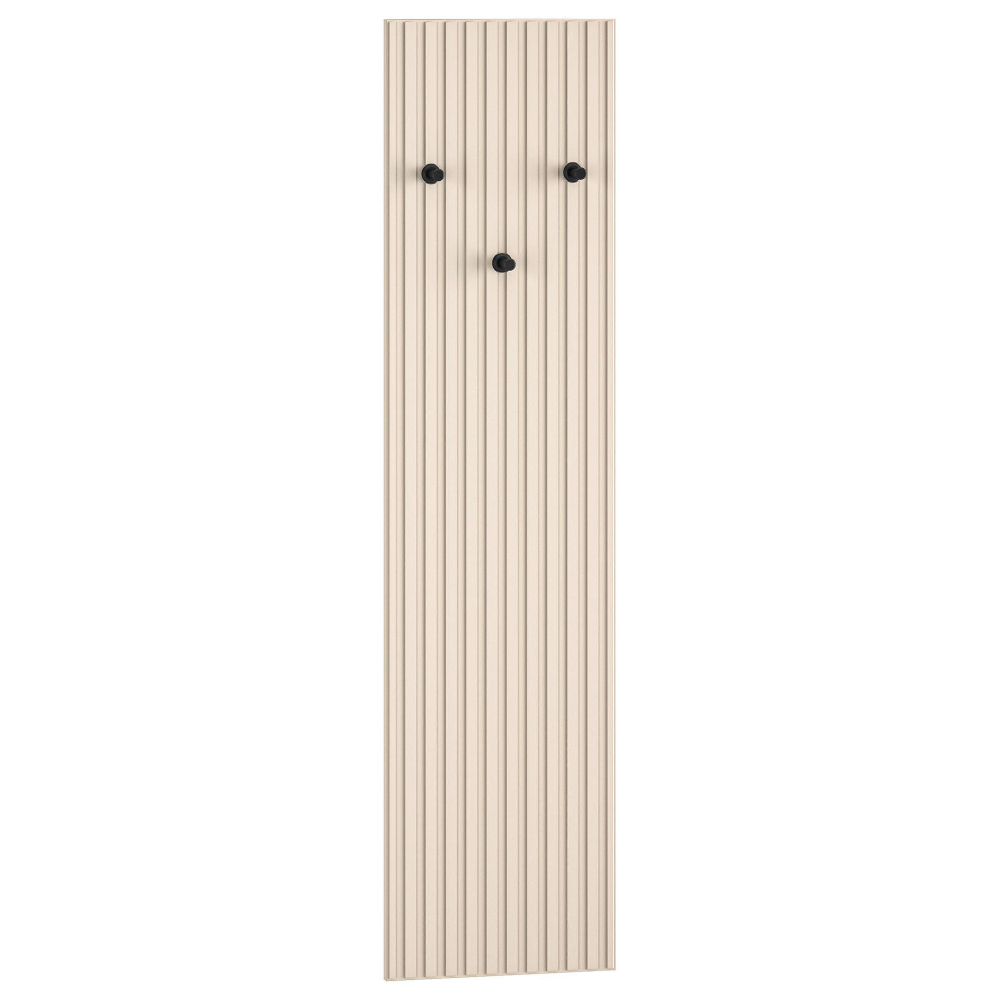 GARDEROBENPANEELE DROMA,Creme - Creme, Holzwerkstoff (34/137/2cm) - KONSIMO®