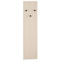 GARDEROBENPANEELE DROMA,Creme - Creme, Holzwerkstoff (34/137/2cm) - KONSIMO®
