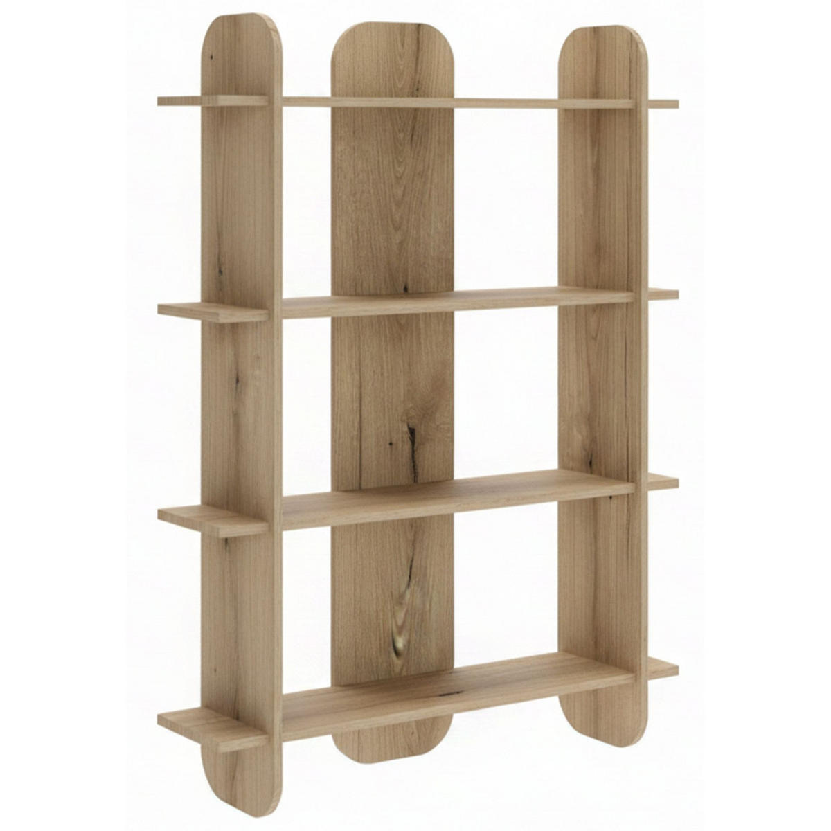 REGAL Livio Eichenholzoptik 107 cm - Beige, Holzwerkstoff (107.2/149.4/28cm) - Selsey