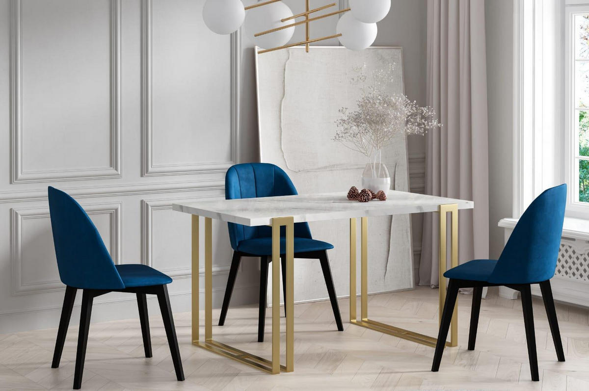 ESSTISCH HORTEN Weiß 80x240x76 cm - Weiß, Holzwerkstoff (240/80/76cm) - FURNLUX