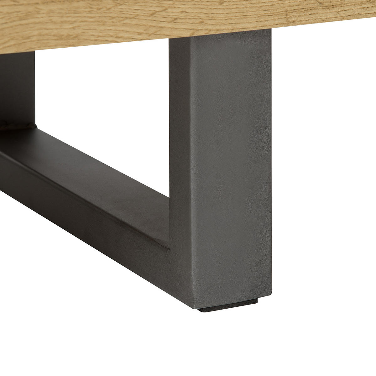 SCHRANK Hellbraun Timber - Braun, Holzwerkstoff (140/79/42cm) - Beliani
