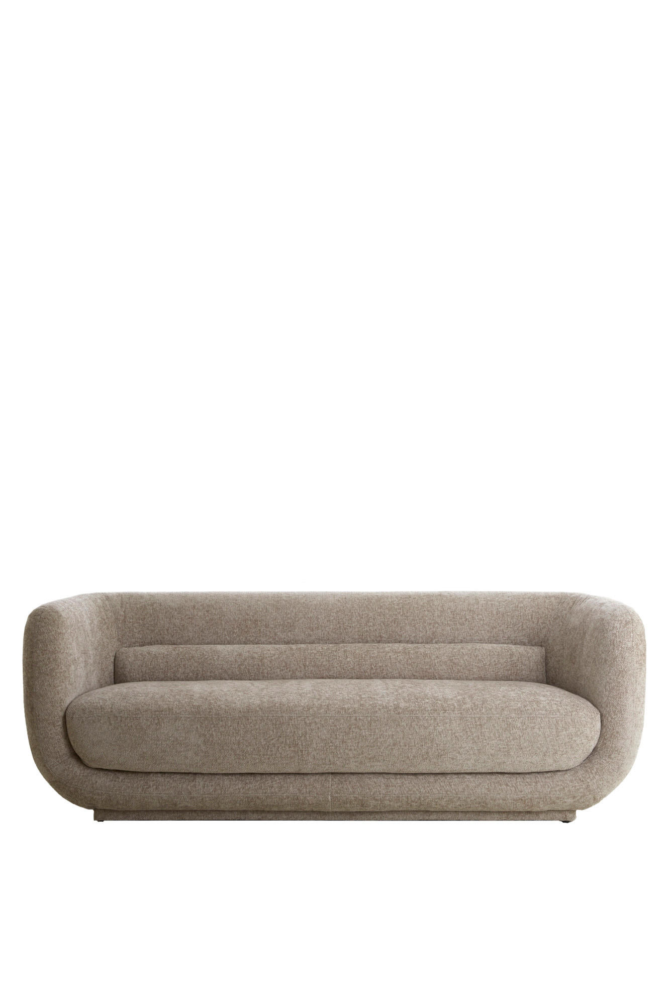 BANK Kialy Braun 237/96/75 cm - Braun, Holz (96/75/237cm) - Light & Living