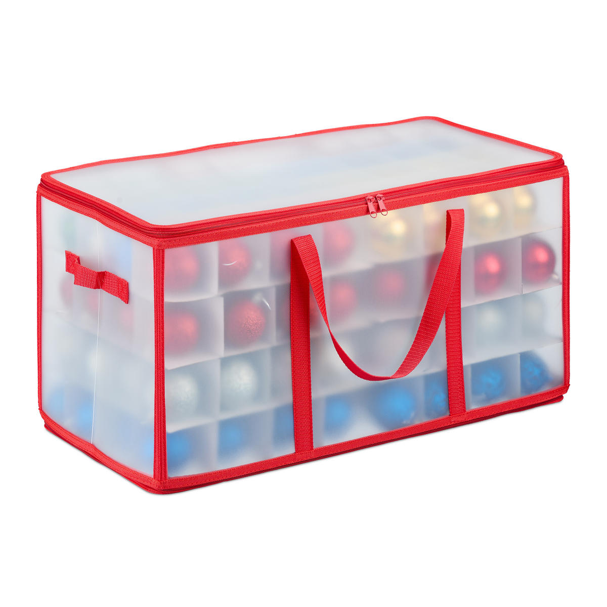 CHRISTBAUMKUGELTASCHE - Multicolor, Wellpappe/Kunststoff (30/31/60cm) - Relaxdays