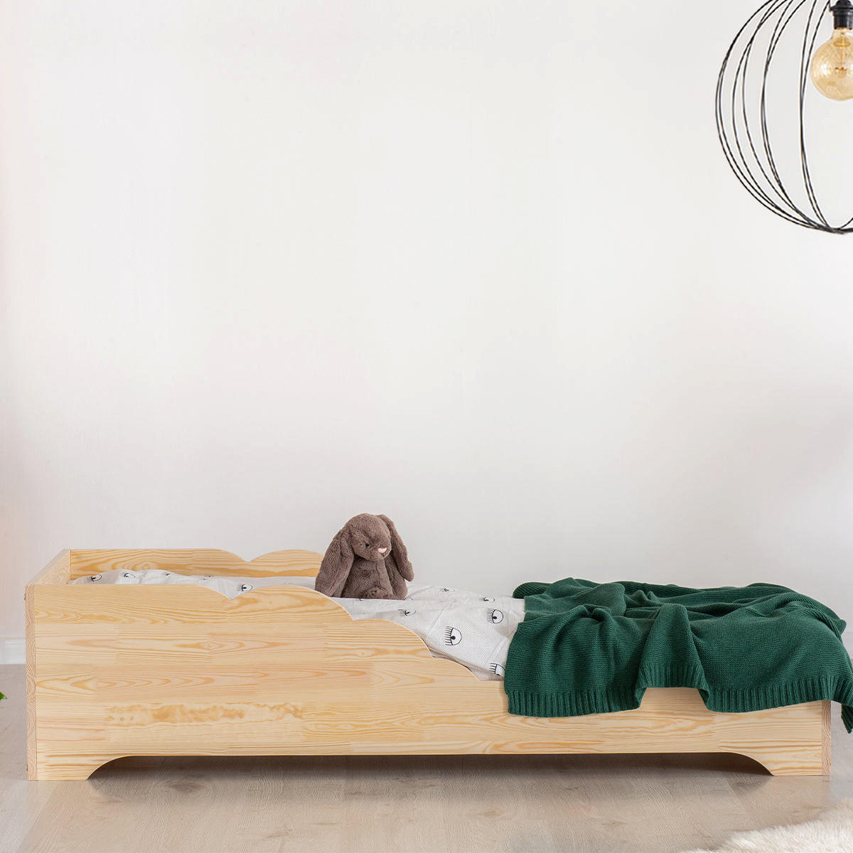 POSTEĽ 90/190 Blandine Prírodné drevo - hnedá, drevo (90/190cm) - Petits-meubles