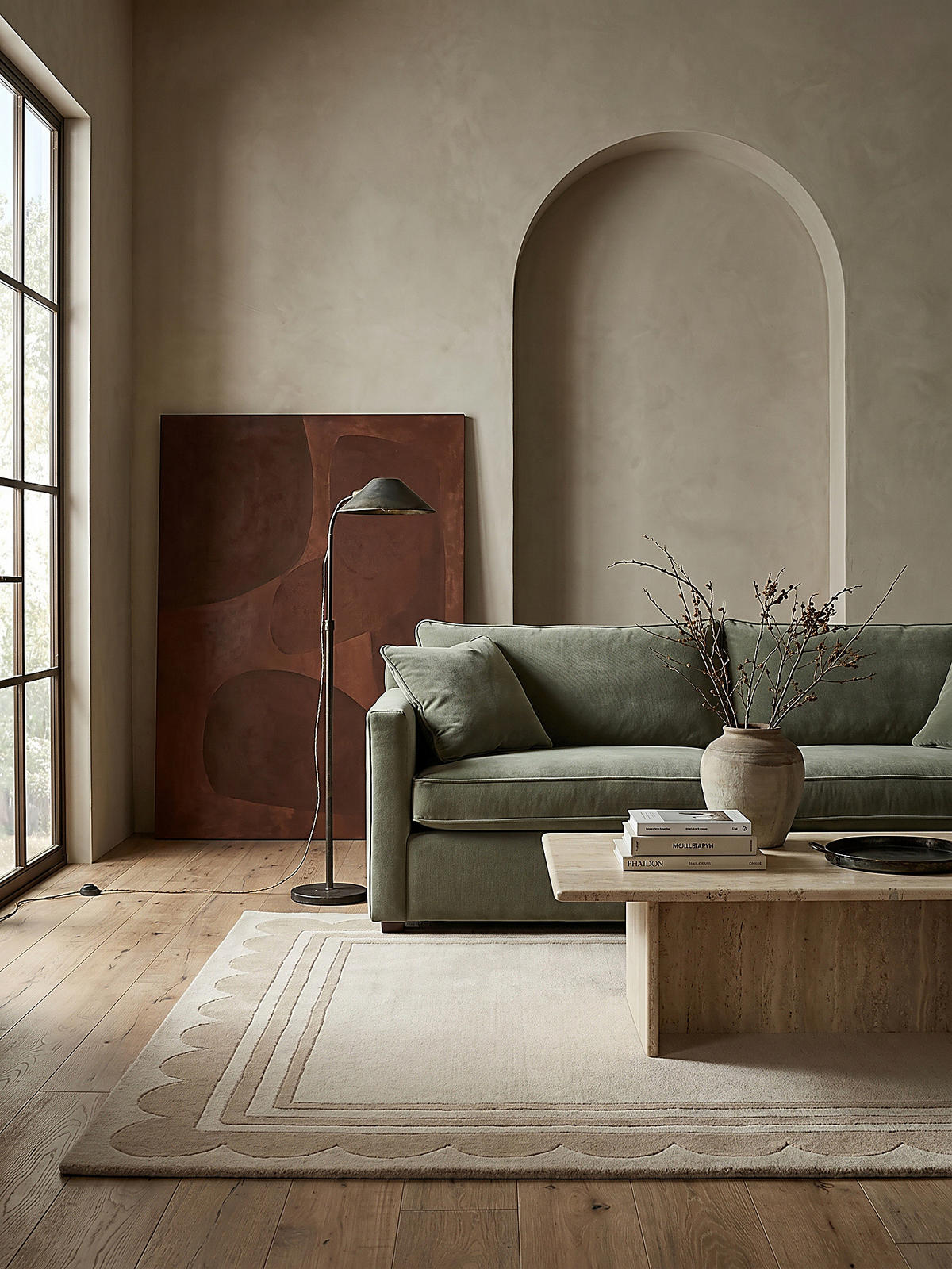 TEPPICH aus Wolle WENSUM in Beige, geometrisch, 160 x 230 cm - Beige, Textil (160/230cm) - KADIMA DESIGN