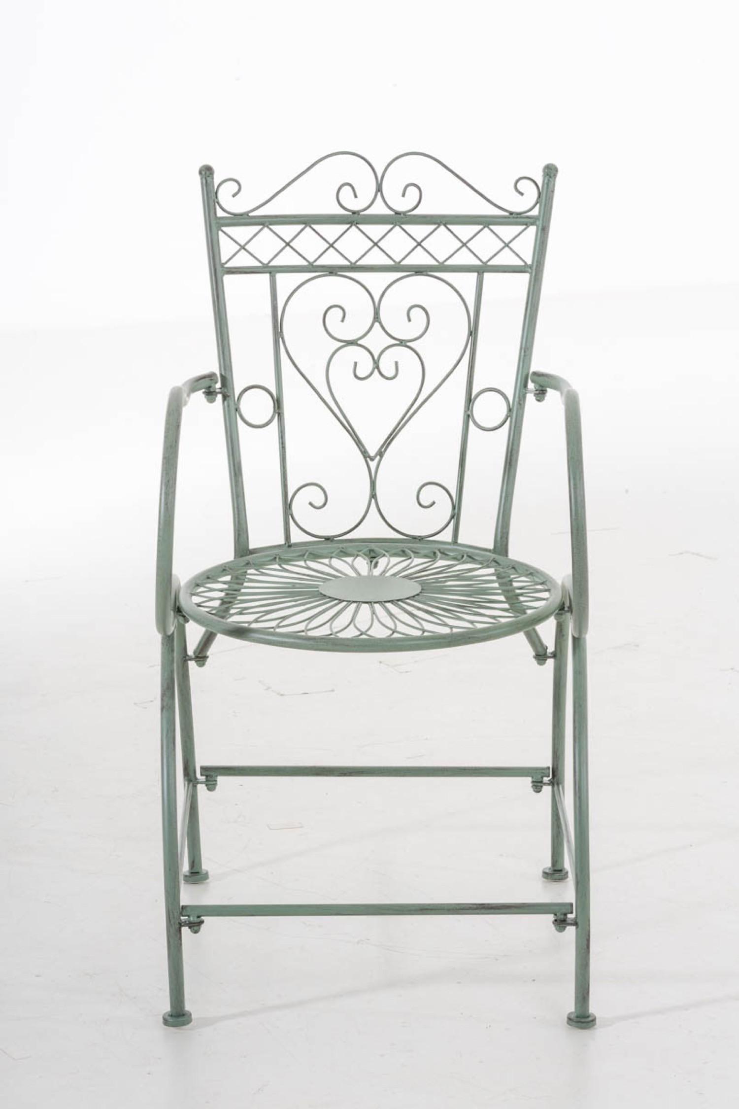 GARTENSTUHL Sheen antik-grün - Grün, Metall (48/60/88cm) - TPFGarden