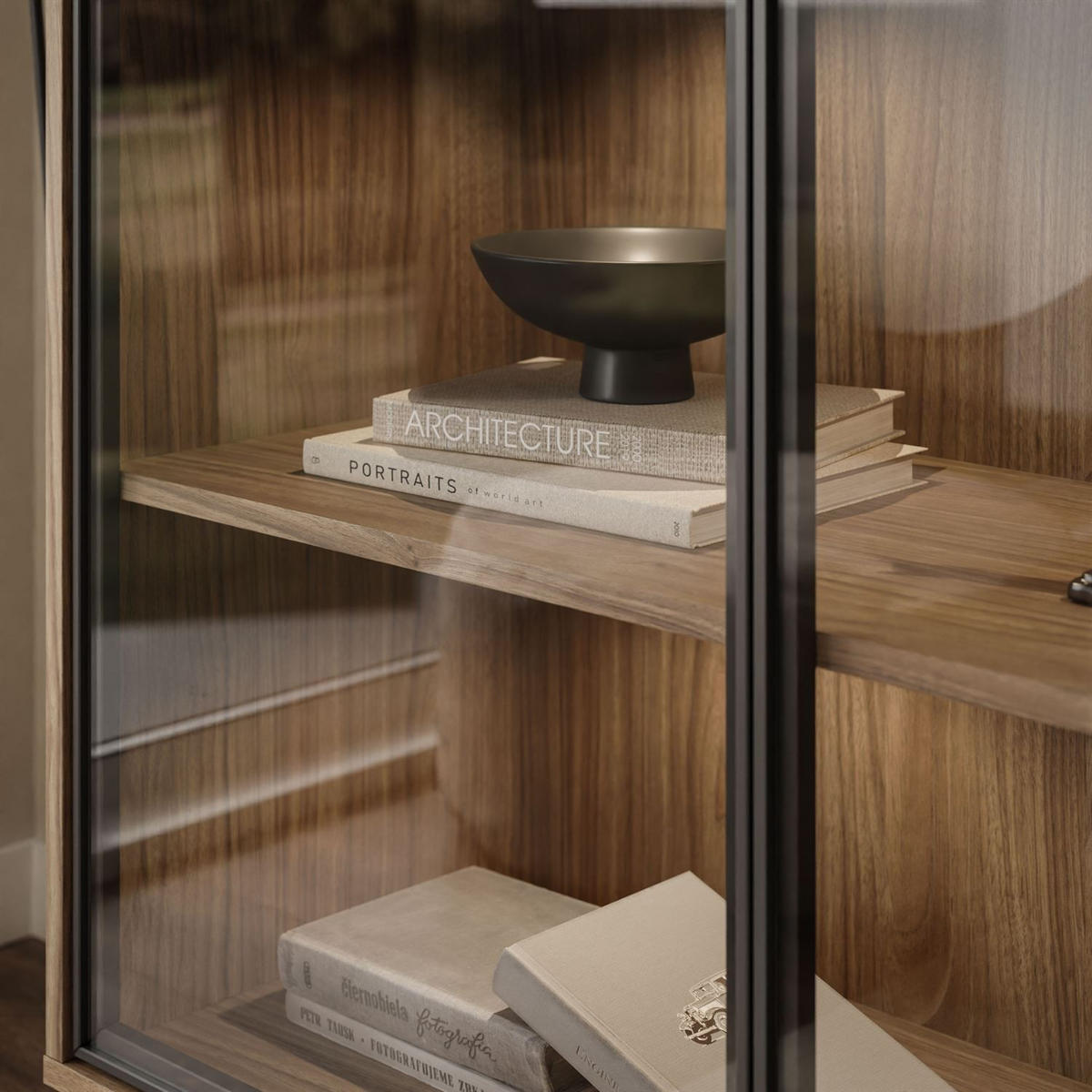 KOMMODE ISA 4D, viertürig mit LED-Beleuchtung. - Eichefarben, Holzwerkstoff (200/90/40cm) - Lookway