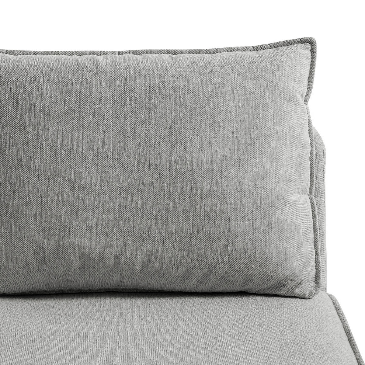 MODULLONGCHAIR - Hellgrau, Holz/Textil (170/82/105cm) - home24