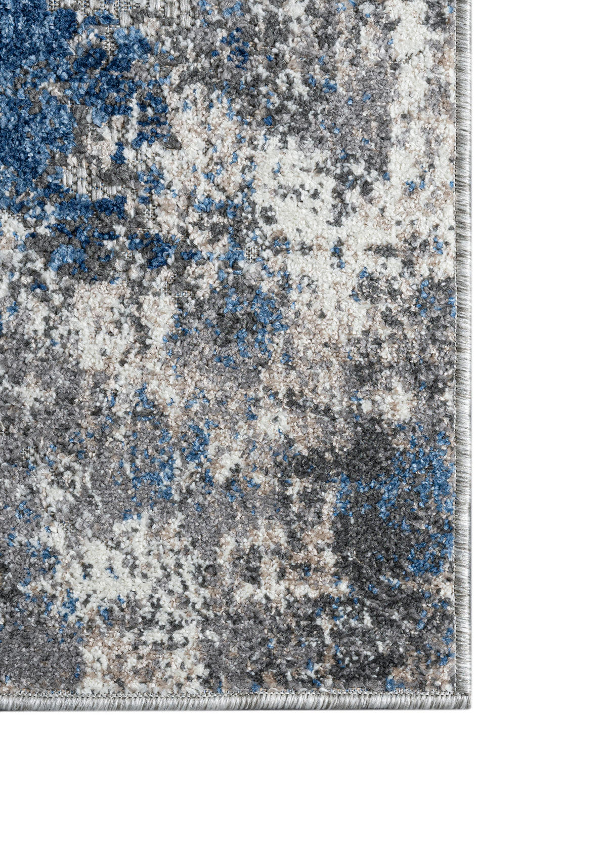 TEPPICH In-Outdoor Bunte Abstrakt - Kurzflor Rechteckig - 80 x 150 cm - Blau, Textil (80/150cm) - Mazovia