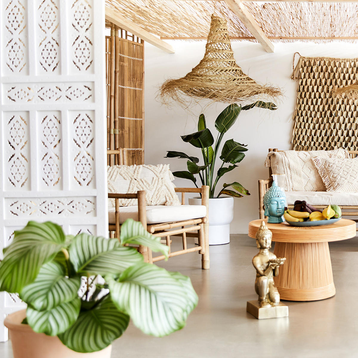 KISSEN Formentera - Beige, Textil (75/50cm) - Butlers