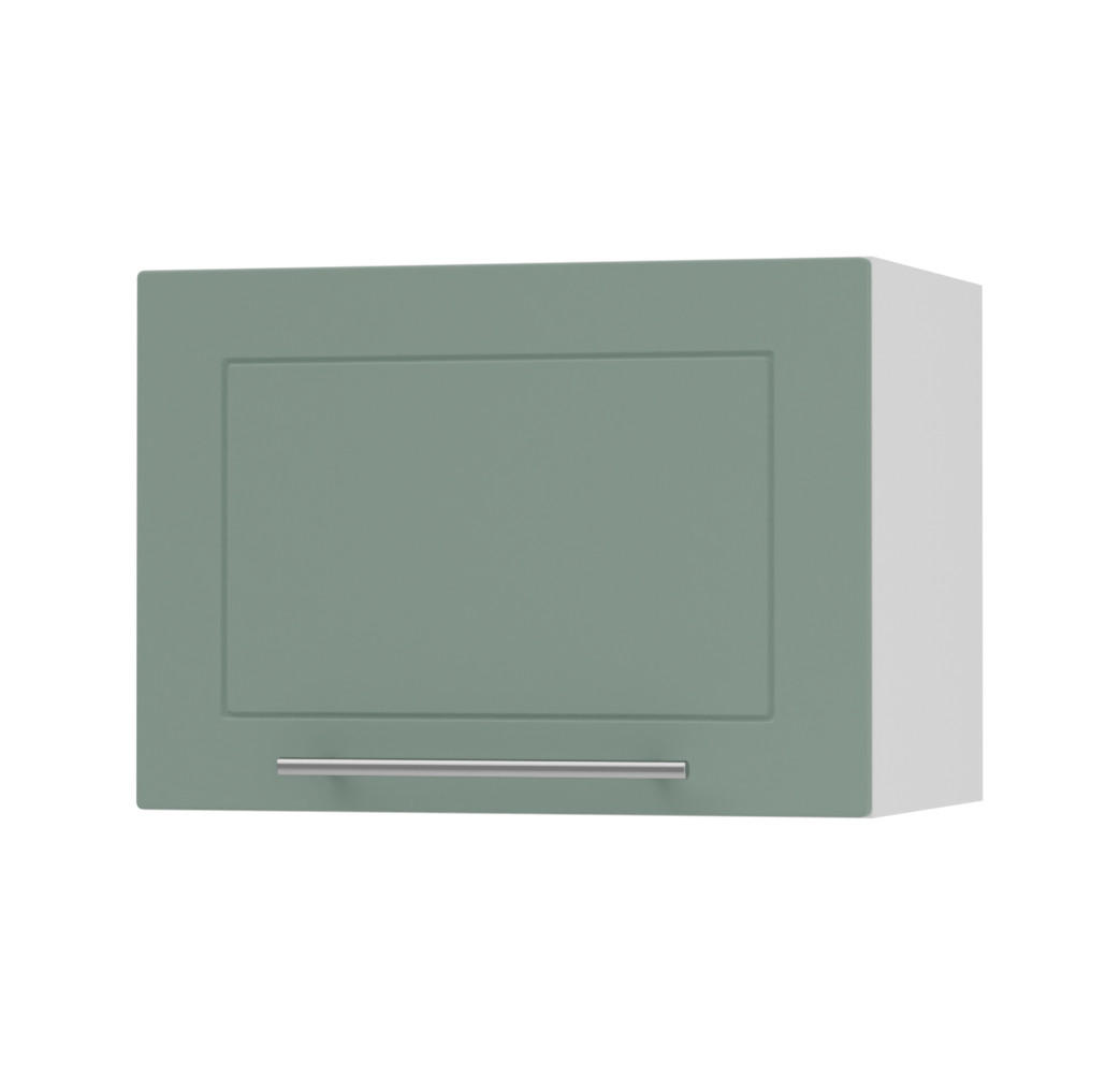 KLAPPHÄNGESCHRANK Kvantum W4B/45 Mint Matt / Weiß Matt 45 / 32,5 / 36cm - Weiß/Mintgrün, Holz/Holzwerkstoff (45/36/32.5cm) - Feldmann-Wohnen