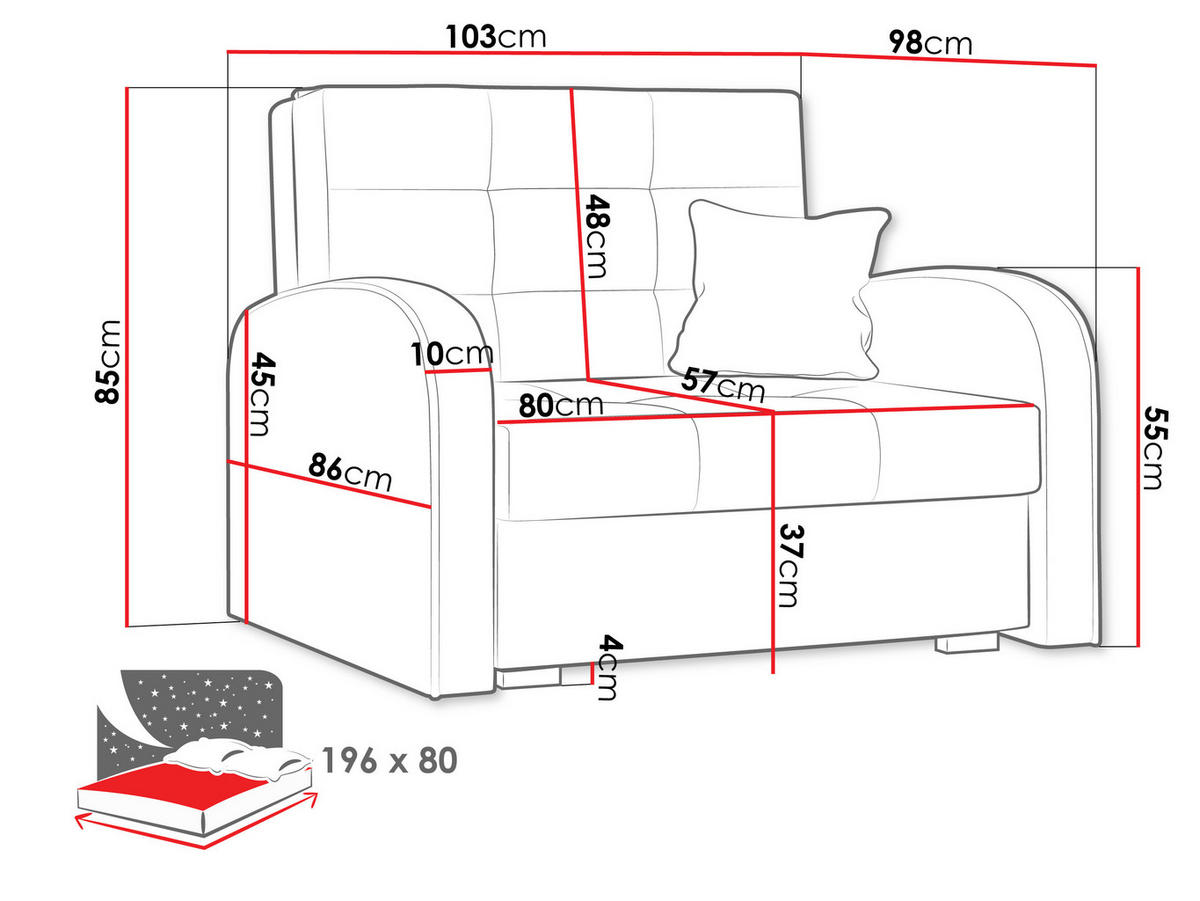 SCHLAFSOFA Viva Gold I - Dunkelgelb/Braun, Holz/Textil (103/85/98cm) - MIRJAN24
