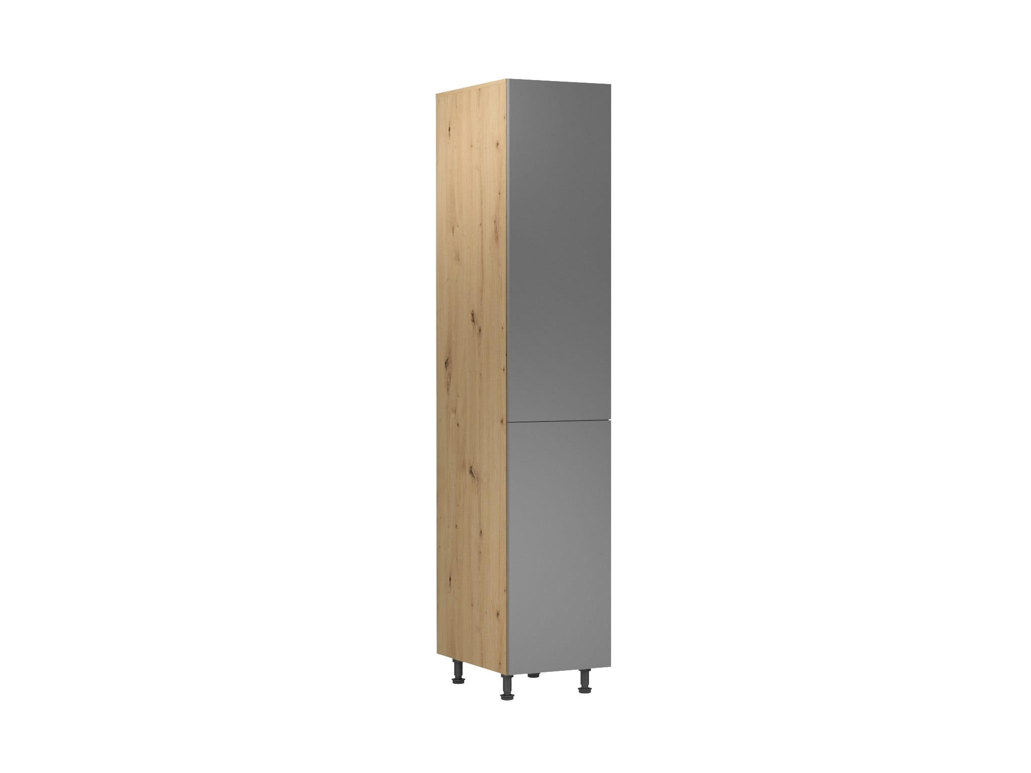 HOCHSCHRANK 40 cm – Nexa D40SP – Beige - Beige, Holzwerkstoff (40/212/58cm) - ROYAL24_MARKT