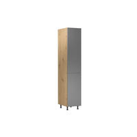 HOCHSCHRANK 40 cm – Nexa D40SP – Beige - Beige, Holzwerkstoff (40/212/58cm) - ROYAL24_MARKT