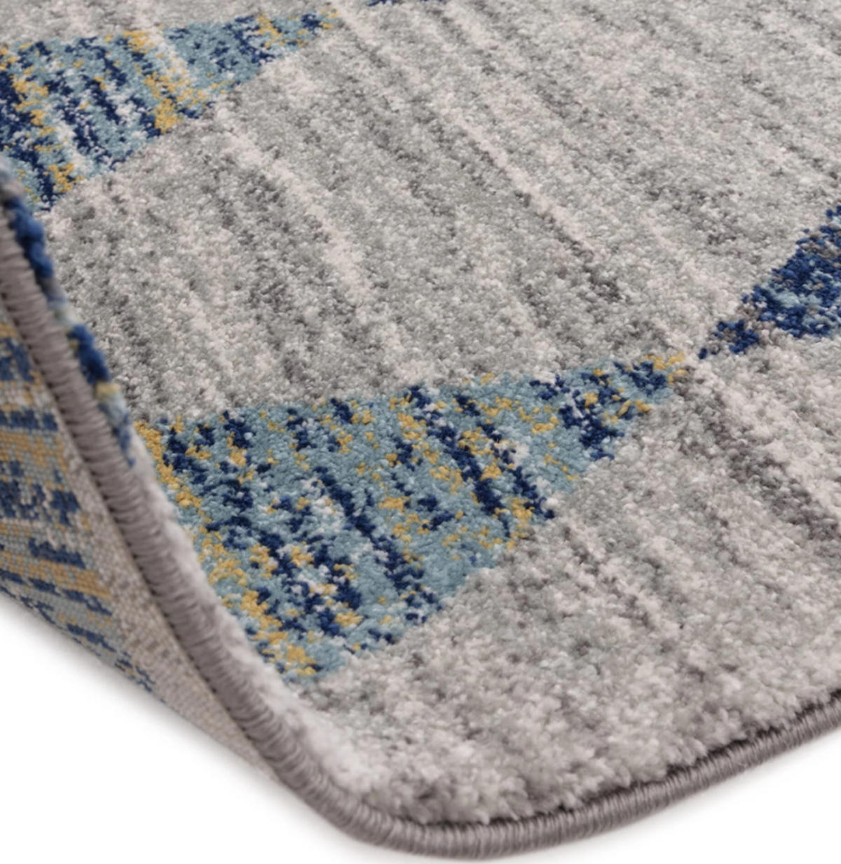 TEPPICH modern Flachgewebe CLONY Blau 160 x 230 cm - Blau, Textil (160/230cm) - Novatrend