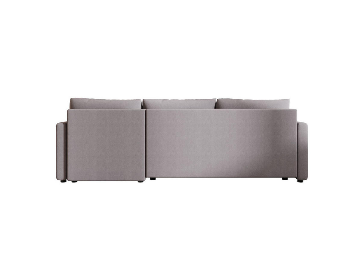 ECKSOFA MOS L BIS Cosmic 160 Rechts mit Schlaffunktion - Grau, Textil (220/143cm) - Bedante