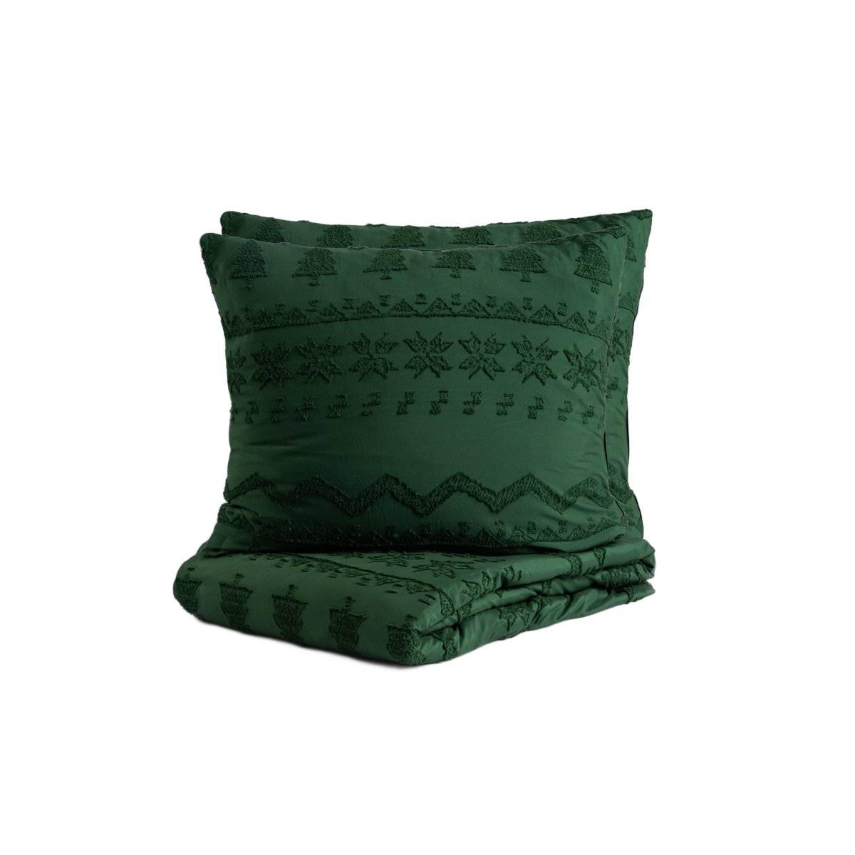 BETTWÄSCHE Mariah grün 220/200 cm - Grün, Textil (220/200cm) - Homla