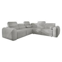 ECKSCHLAFSOFA Volare III, Seite: Links - Hellgrau, Holz/Textil (273/272cm) - MIRJAN24