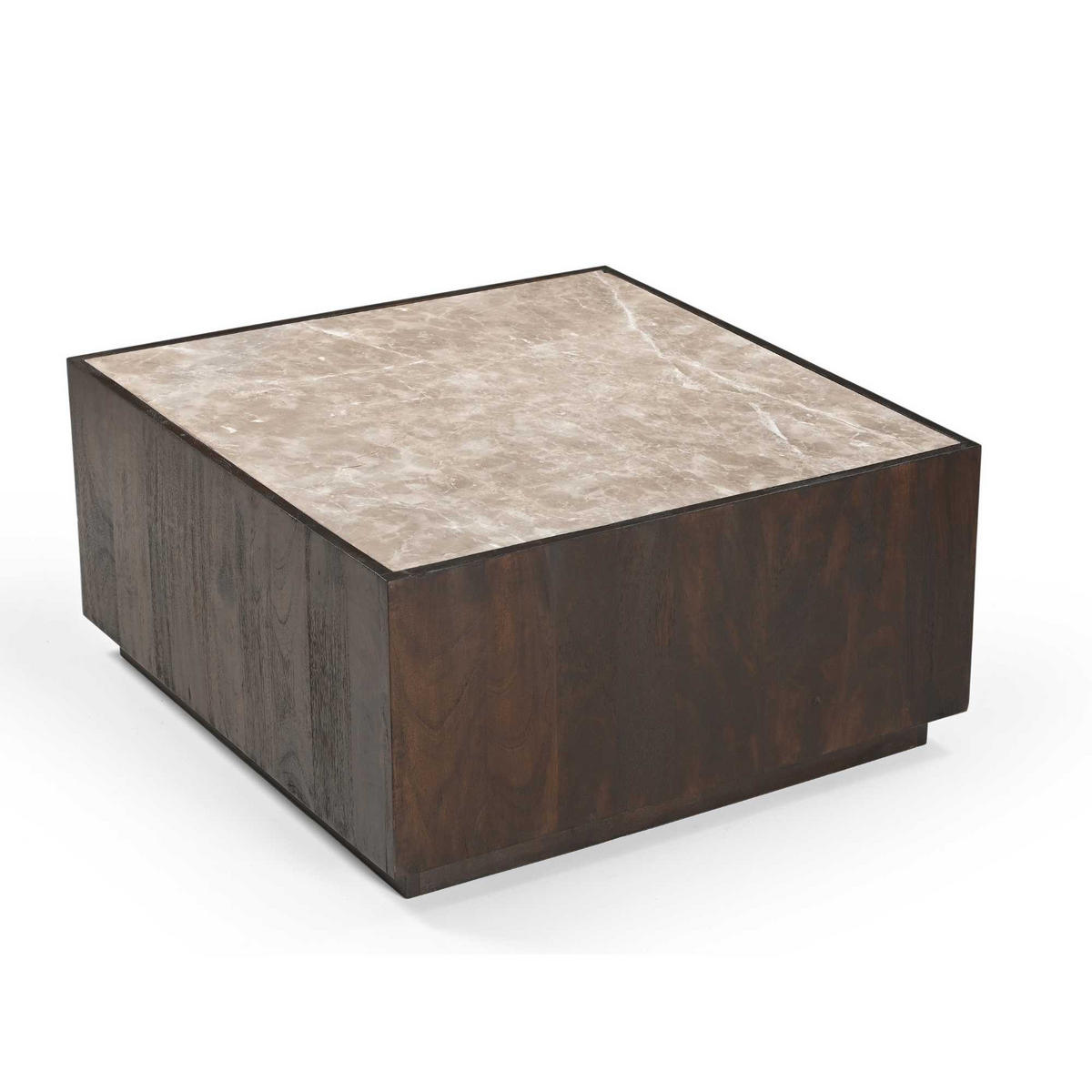 COUCHTISCH Braun 80/80/40 cm - Braun, Holz (80/80/40cm) - Starfurn