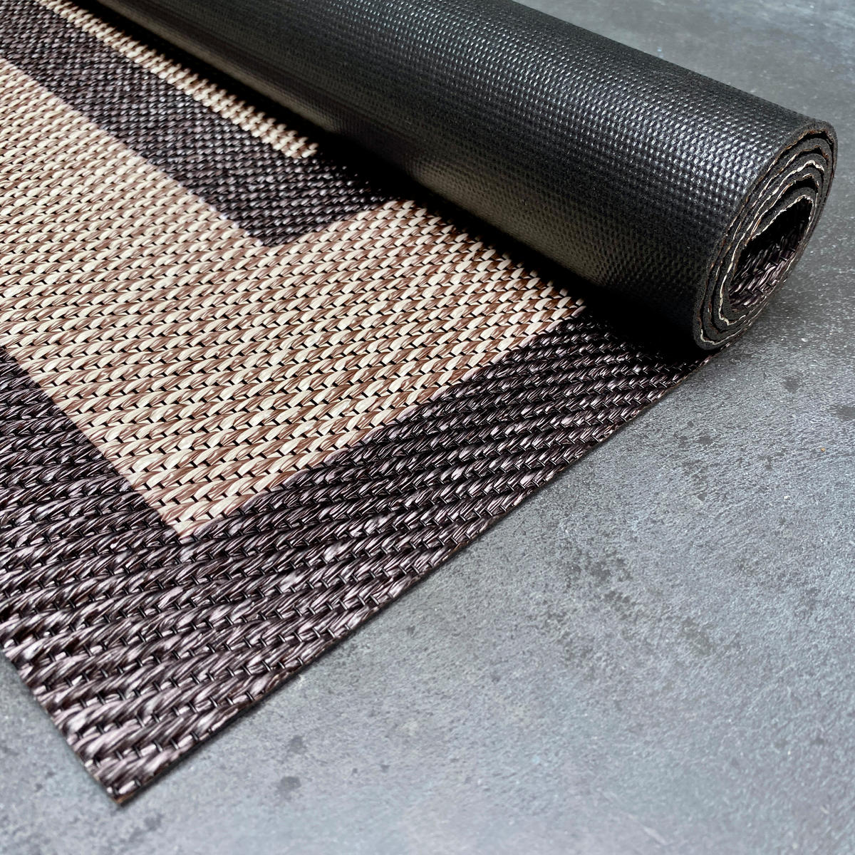 TEPPICH Premium en Vinyle Rechtecke Braun 60x90 cm - Braun, Kunststoff (60/90cm) - STORESDECO