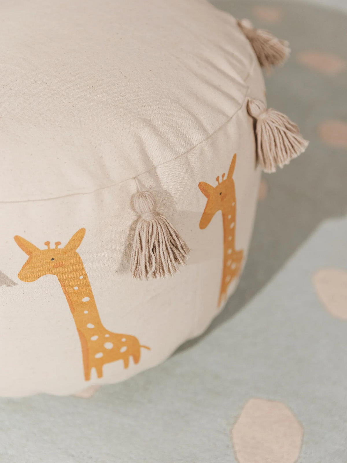 POUF Savannah Gelb 45x45x25 cm - Gelb, Textil (45/25/45cm) - Lytte