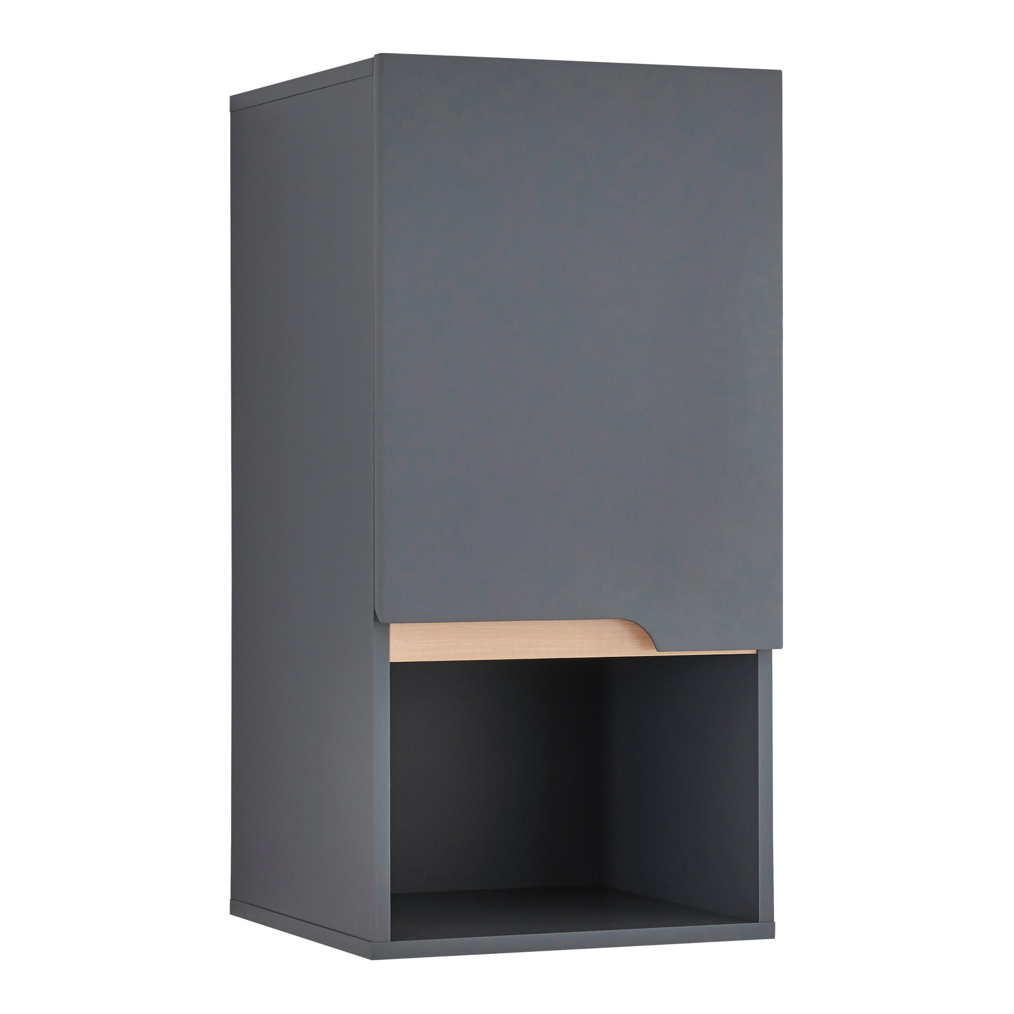 HÄNGESCHRANK Bergkamen - Grau, Holzwerkstoff (30/60/30cm) - [en.casa]