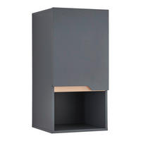 HÄNGESCHRANK Bergkamen - Grau, Holzwerkstoff (30/60/30cm) - [en.casa]