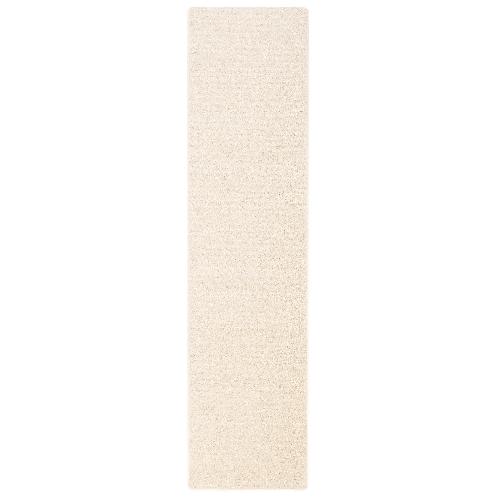 HOCHFLOR VELOURS TEPPICH LÄUFER MONA - Creme, Textil (80/200cm) - Snapstyle