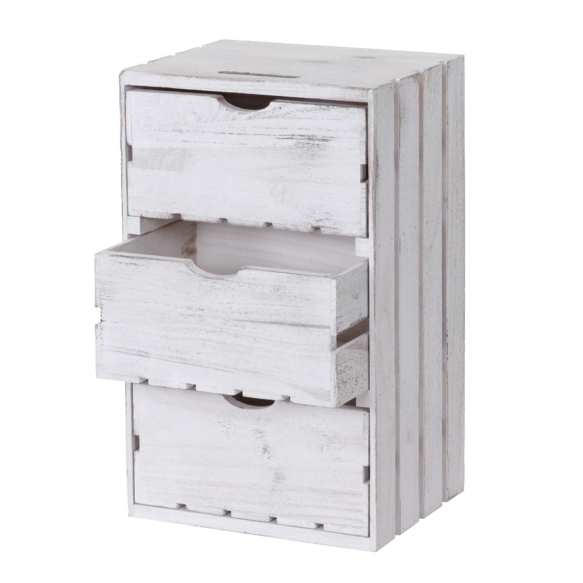 KOMMODE Weiß - Weiß, Holz (32/53/26cm) - MCW