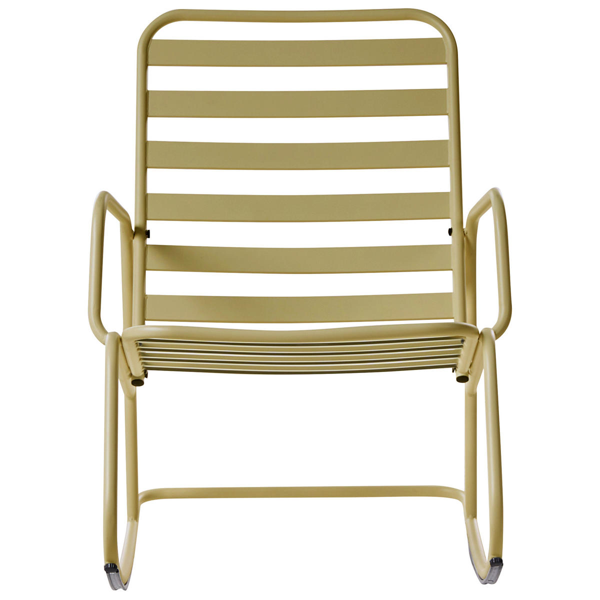 GARTEN-SCHAUKELSTUHL Olivgrün Turi - Olivgrün, Metall (66/92/96cm) - Beliani