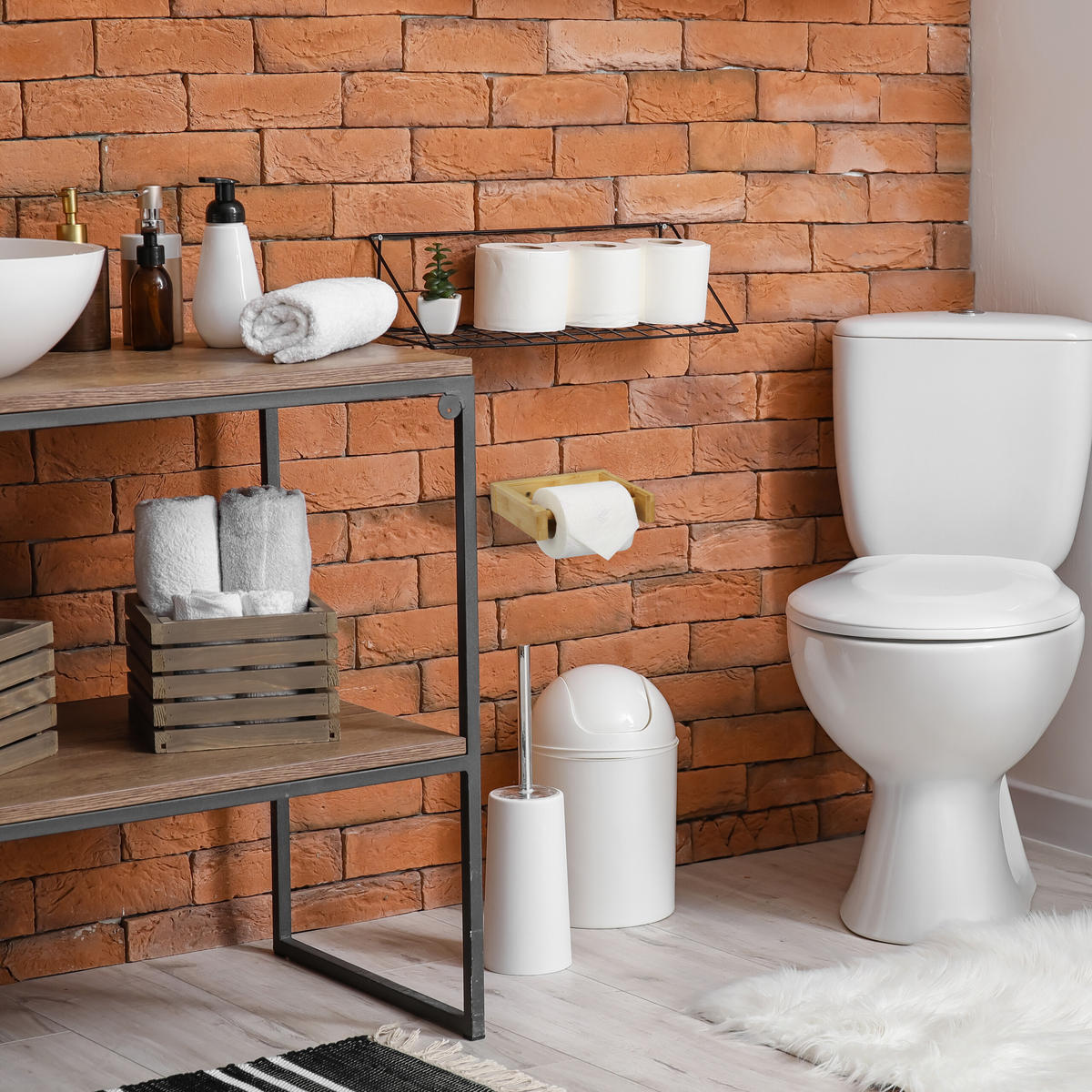 TOILETTENPAPIERHALTER - Hellbraun, Holz (16/5/13cm) - Relaxdays