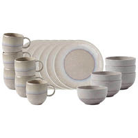 FRÜHSTÜCKSSERVICE Perlemor Sand beige 18-tlg. - Beige, Keramik (2/2/2cm) - like.Villeroy & Boch