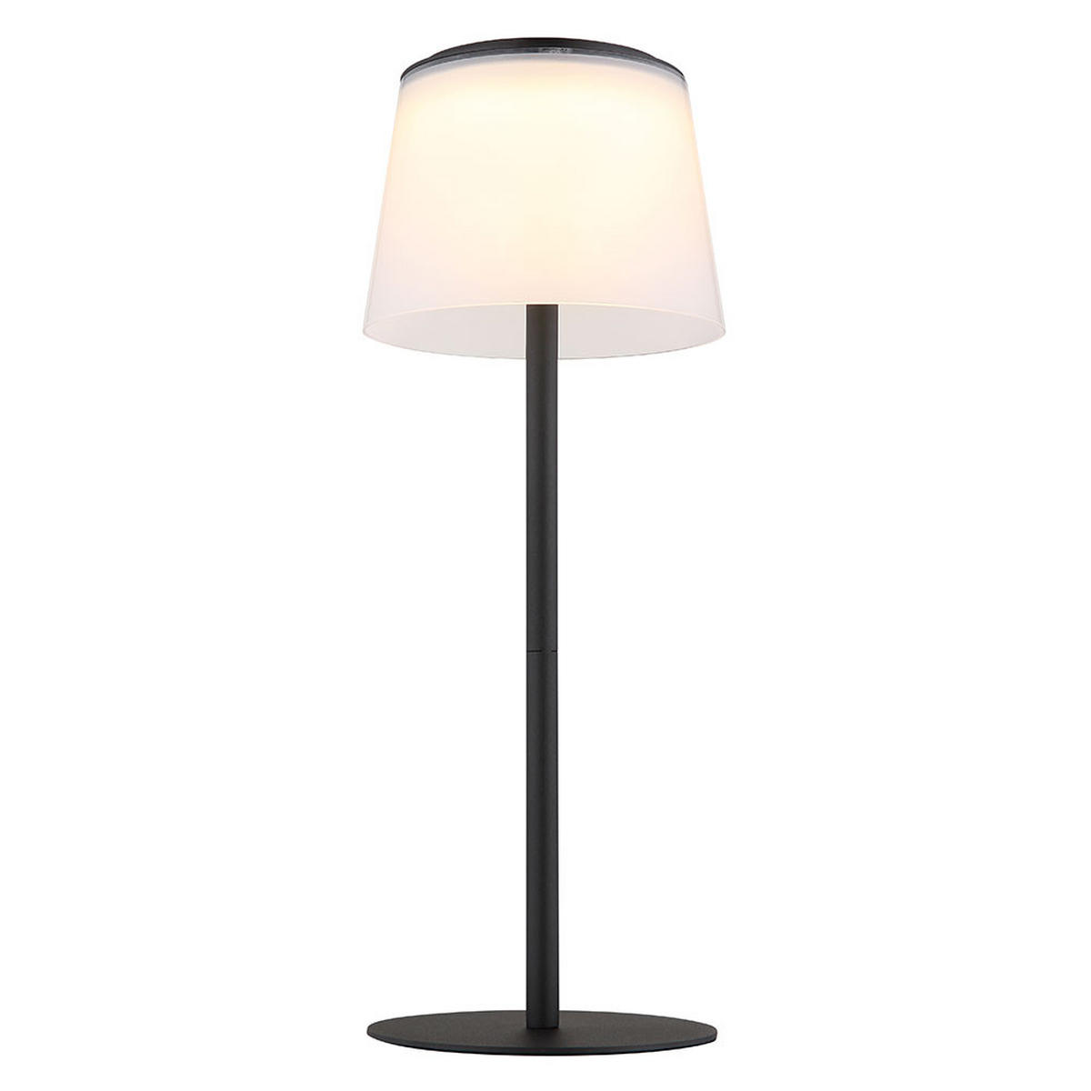TISCHLEUCHTE MARIAM LED Metall Schwarz, Akku, 2er Set - Schwarz, Metall (13/13/34cm) - Globo Lighting
