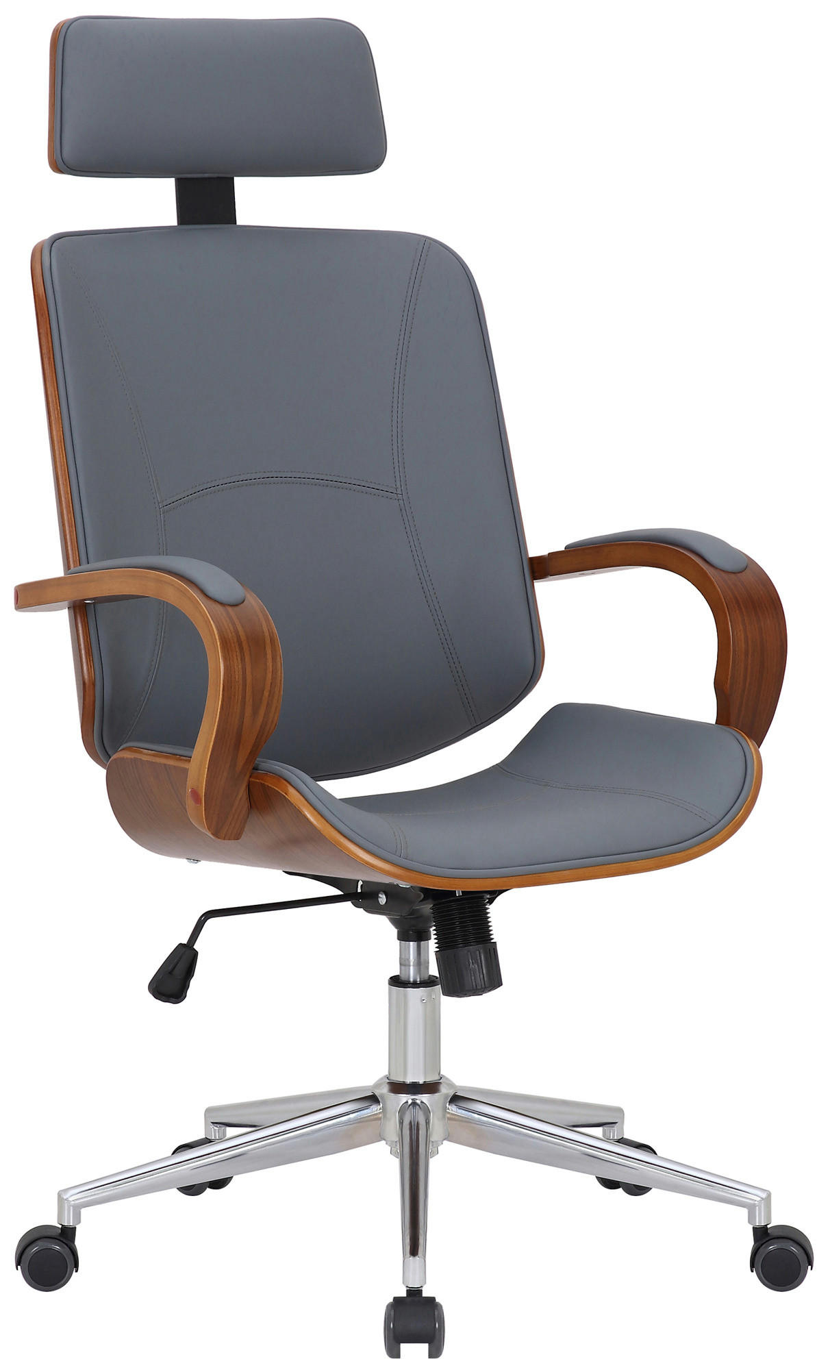 Deluke Bürostuhl Grau 70x118x70 cm