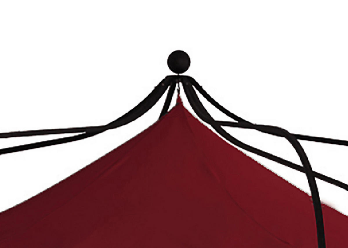 ERSATZDACH für Pavillon Mondura, Pavillondach 6-eckig, Durchmesser 300 cm, Farbe: Bordeaux - Rot, Kunststoff (320/0.3/320cm) - TPFGarden