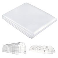 GEWÄCHSHAUSABDECKUNG DE-05728 UV-beständig, wasserdicht Transparent - Transparent, Kunststoff (800/1/1000cm) - ComfortXL
