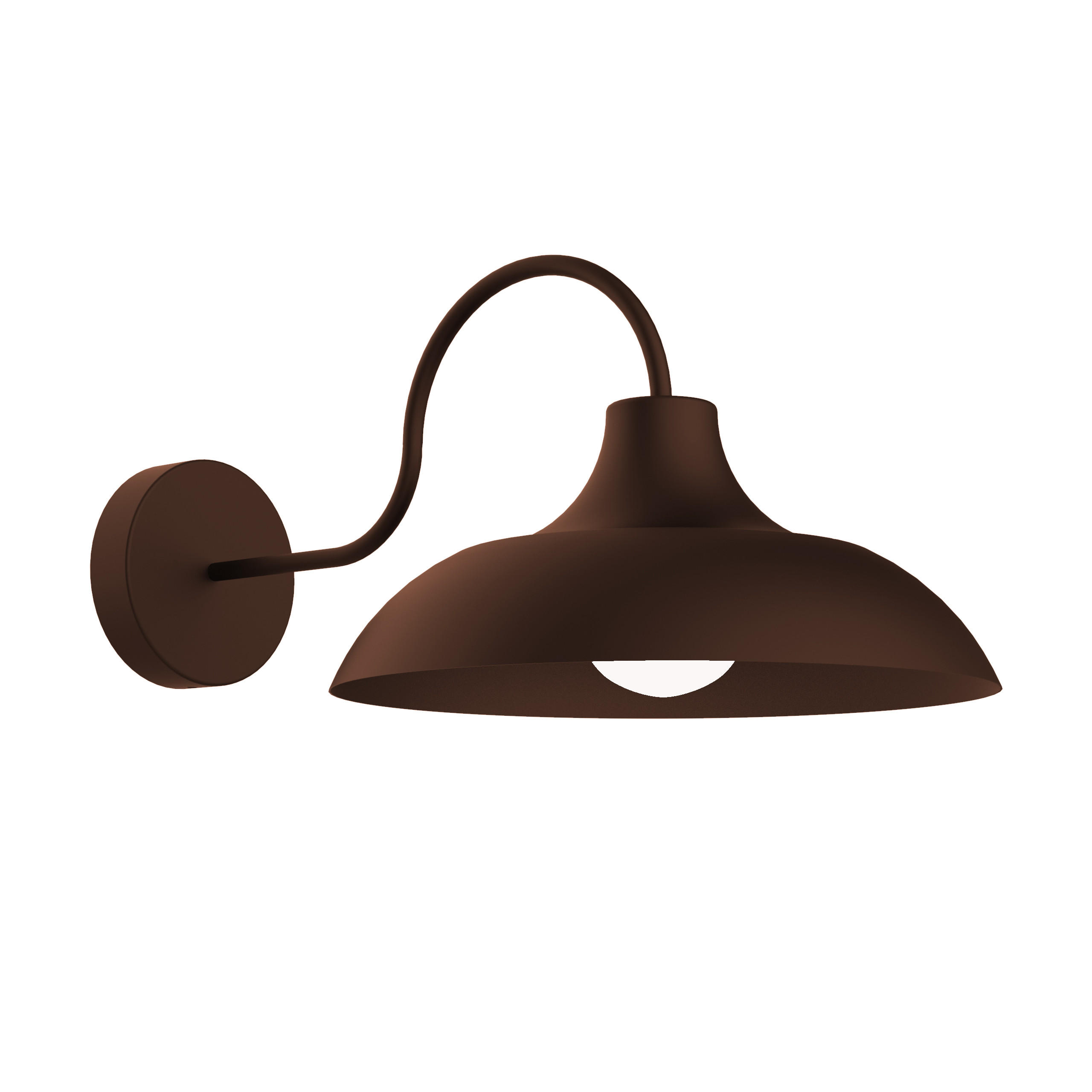 WANDLEUCHTE - Dunkelbraun, Metall (30/21.5/47.5cm) - Lumicom