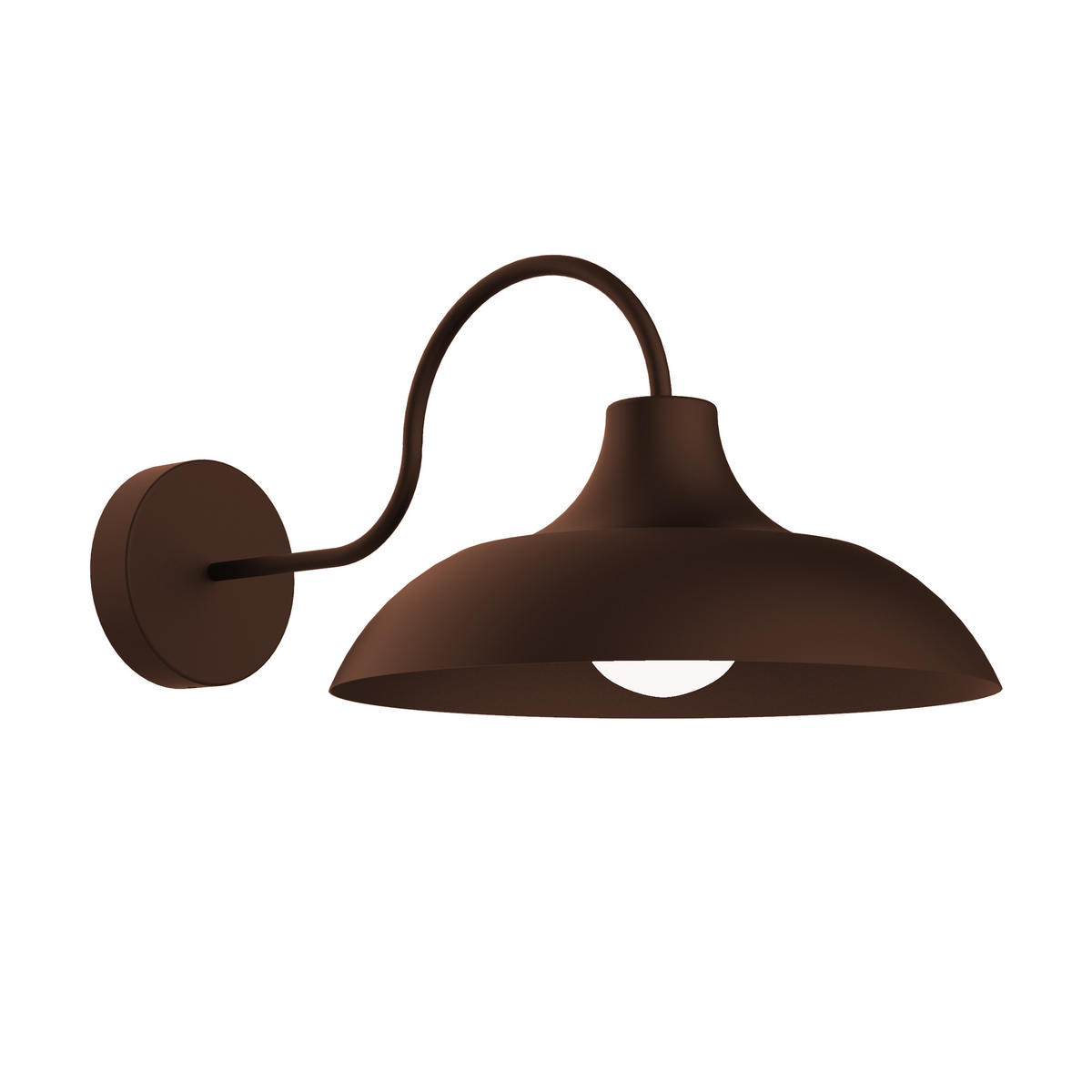 WANDLEUCHTE - Dunkelbraun, Metall (30/21.5/47.5cm) - Lumicom
