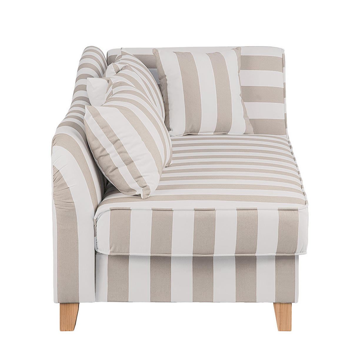 RECAMIERE - Webstoff - Beige, Textil (193/82/91cm) - home24