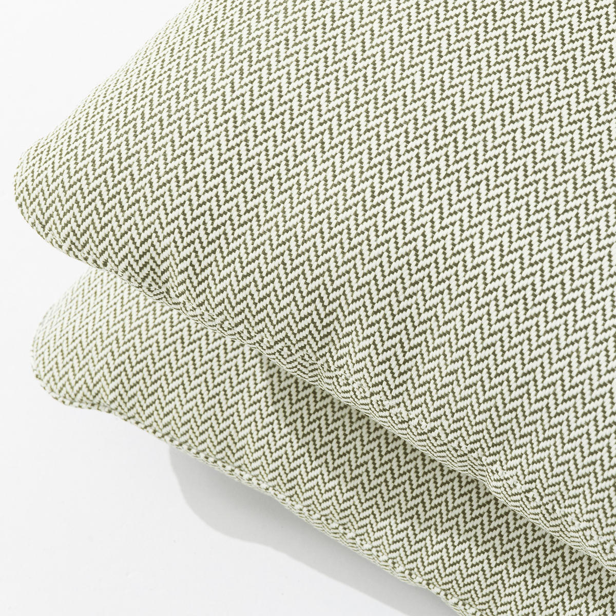GARTENKISSEN RAMBE Dekokissen mit Füllung, 40x35 cm, Outdoorgeeignet, Hellgrün - Hellgrün/Weiß, Textil (40/35cm) - KONSIMO®