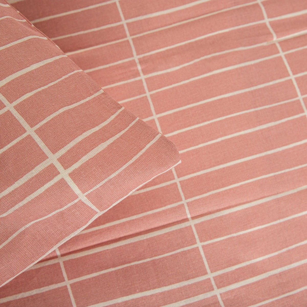 BETTWÄSCHE Grila Baumwolle rosa 140/200 cm - Rosa, Textil (140/200cm) - Homla