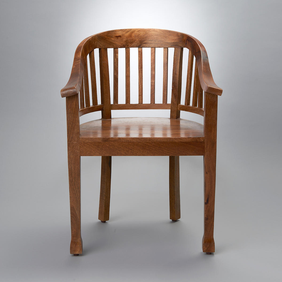 STUHL Hopkins - Braun, Holz (55/81/54cm) - Butlers