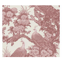 VLIESTAPETE Rot 53/1005 cm - Rot, Textil (53/1cm) - KUNSTLOFT